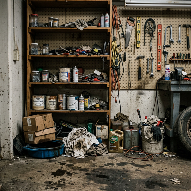 Before Garage Sanitization